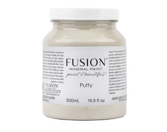 Putty Fusion Mineral Paint - Matte Furniture & Cabinet Paint - Pint Size