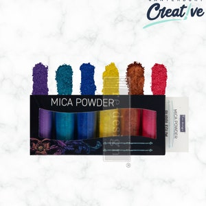 Bubblegum Mica Powder Set - Finnabair with Prima - Mica Powder for Resin - Mixed Media Shimmer Powder
