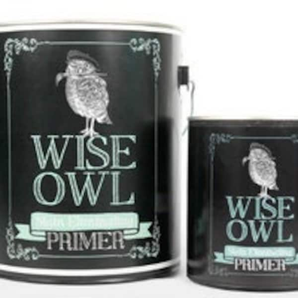 Stain Eliminating Primer - Wise Owl - Clear, White, Gray, Dark Gray - Paint Primer - Stain Blocker for Painting