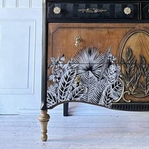 Abstract Jungle – Rub On Furniture Decal, Redesign with Prima Decor Transfer - Transfer for Furniture