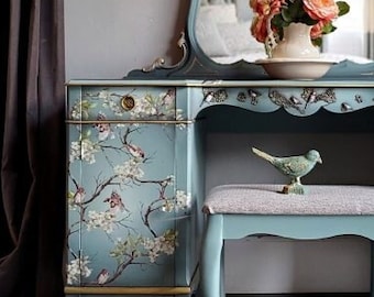 Blossom Flight - Rub On Furniture Decal, Redesign with Prima Decor Transfer, Furniture Transfer