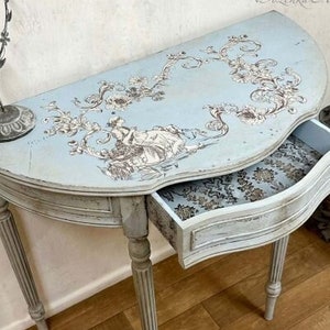 Alaina Toile - Redesign with Prima Decor Transfer, Rub On Furniture Decal 24"x 35" Furniture Transfers