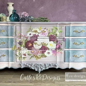 Kacha Morning Purple - Rub On Decor Transfer, Redesign with Prima, Furniture Decal