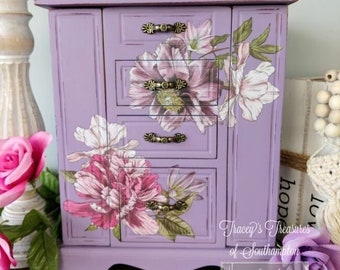 Dreamy Florals Small Furniture Transfer, Redesign with Prima Mini Transfer - Rub On Floral Decal