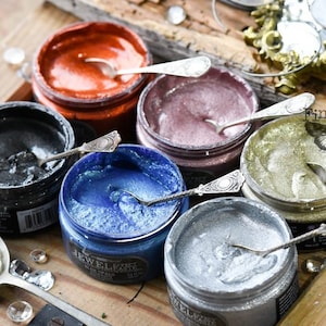 Art Extravagence Jewel Texture Pastes - Sparkling Glitter Paste for Texture & Mixed Media - Great for Stencils