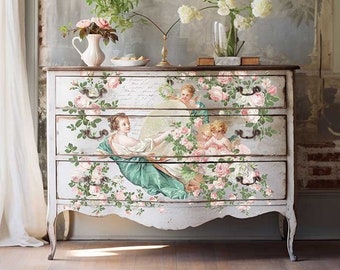 Chambre De La Reine Furniture Transfer - Redesign with Prima Decor Transfer - New Release