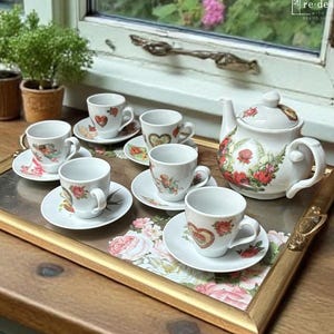 Amour Affair Furniture Transfer - Redesign with Prima Mini Decal