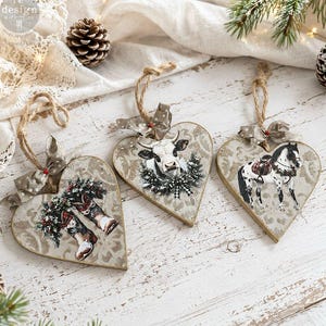 Rustic Noel Furniture Transfer - Redesign with Prima Middy Decal