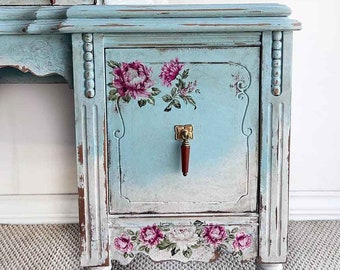 H2O Furniture Transfer - Springtime Peonies - Redesign with Prima - Furniture Decal