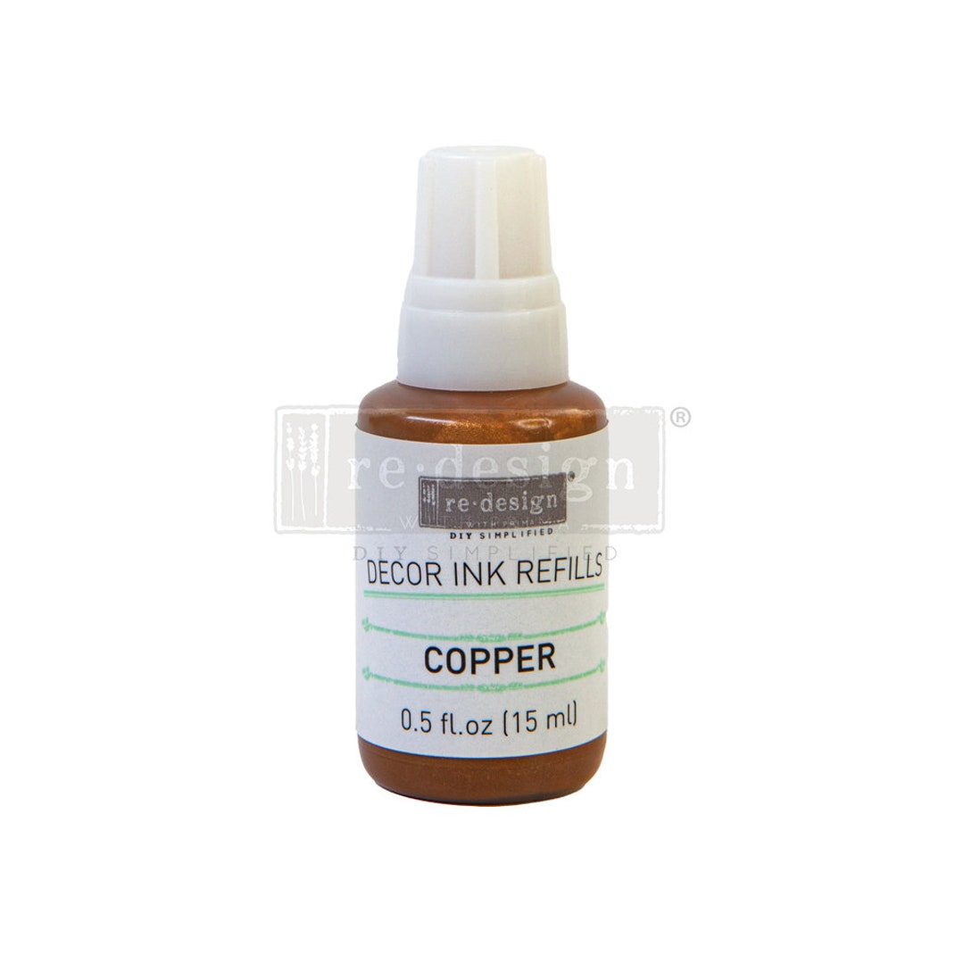 Copper Acetate Ink Ink Pad REFILL in Copper - Redesign With Prima Decor Stamp Ink - Etsy