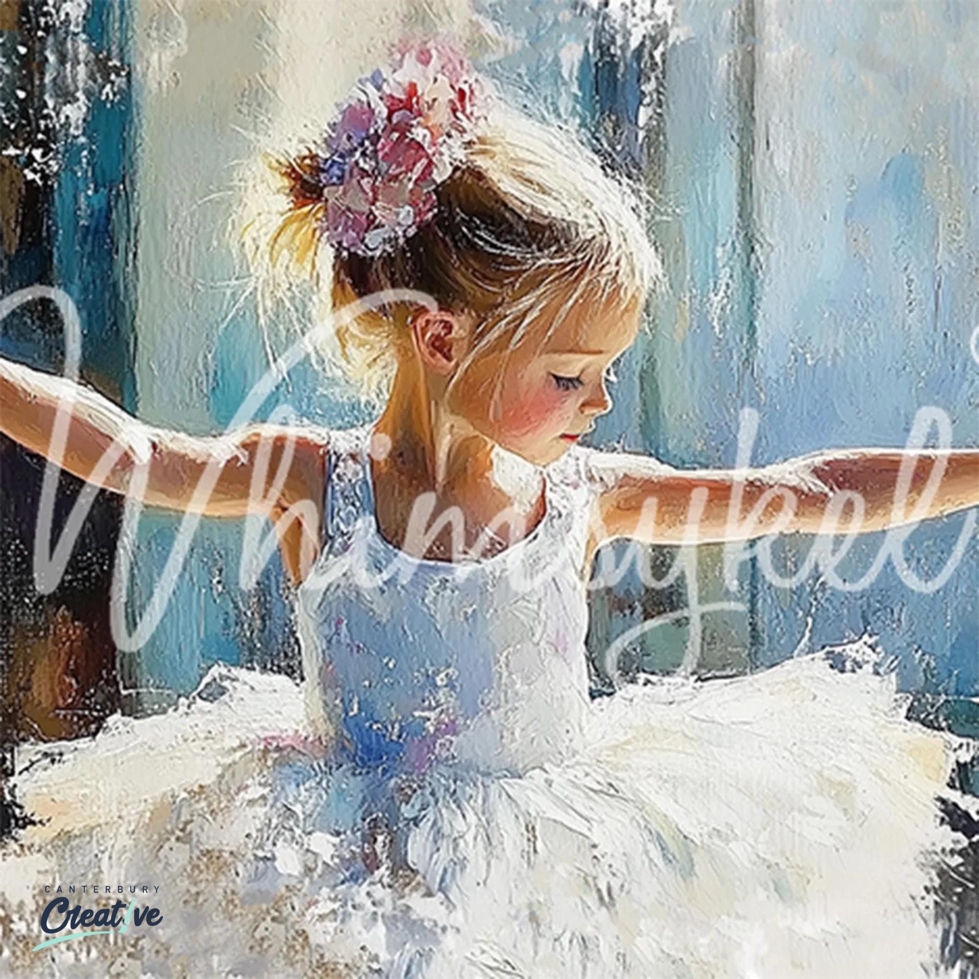 New! Pirouettes & Petals Furniture Decoupage Paper, Whimsykel Designs, Fast Shipping