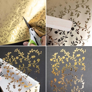 Transferencia de muebles Vineyard Elegance - Calcomanía Middy con lámina dorada Kacha - Rediseño con Prima imagen 6