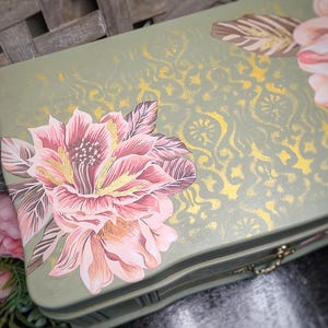 Exotica Floral Furniture Transfer - Redesign with Prima Mini Decal