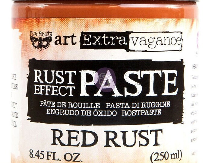 Red Rust Paste Finnabair Art Extravagance Effect Paste Redesign With Red Rust Paste Finnabair Art Extravagance Effect Paste Redesign With