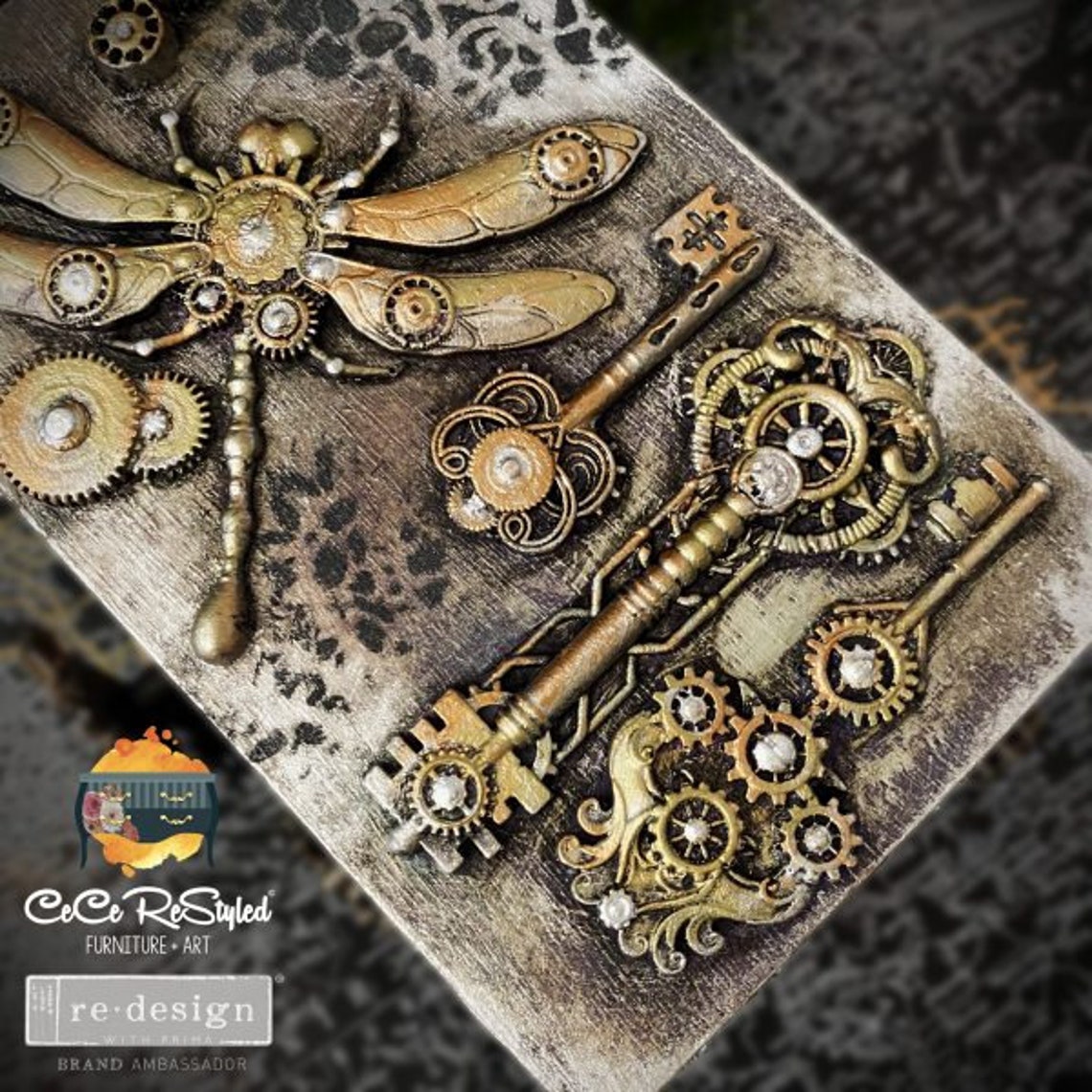 Mechanical Lock & Keys - Redesign With Prima - Decor Mould - Silicone ...