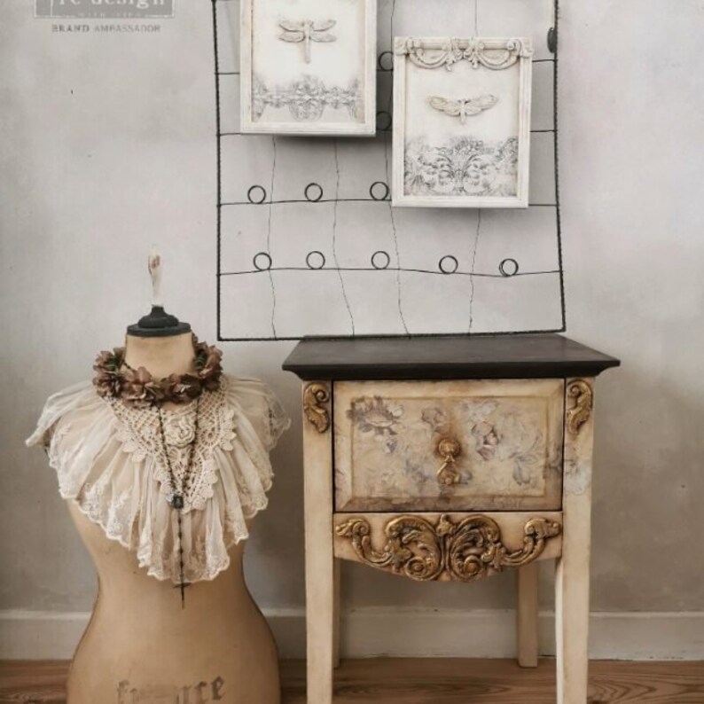 Lilian Scrolls - Redesign Mould FREE SHIPPING ELIGIBLE  5"x10" Decor mould