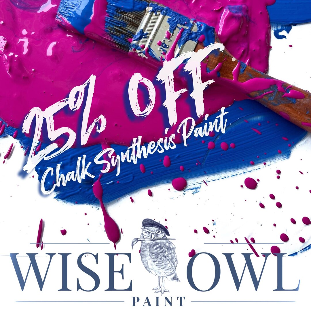 Wise Owl Chalk Synthesis Paint Wise Owl Paint Free Etsy