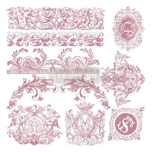 Chateau De Saverne - Decor Stamps by Redesign with Prima - Clearly Aligned Stamp  - Furniture Stamp