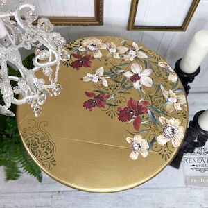 Wildflowers Furniture Transfer - Redesign with Prima Decor Transfer - Floral Transfer