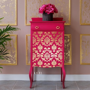 House of Damask Gold Furniture Transfer: Kacha Redesign with Prima (18&quot;x 24&quot;)