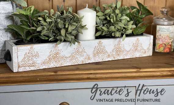 Vintage Wallpaper Decor Stamps - Redesign with Prima Craft Stamp