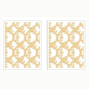 Kacha Gold Foil Furniture Transfer GOLDEN LACEWORK - Middy Transfer - Redesign with Prima