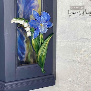 Wildflower - Silicone Mold, Redesign with Prima Decor Mould - Floral Furniture Mould