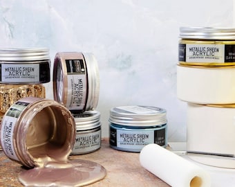 Metallic Sheen Acrylic Paint - Redesign with Prima - Shimmer Accent