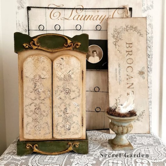 Distressed Borders II - • Rub on Furniture Transfer • Redesign with Prima •  Furniture Flipping • Flips • Canvas • Transfers • Wall Decals