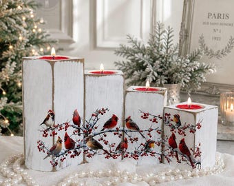 Hollywing Cardinal Luxe Transfer - Redesign with Prima - Holiday Decal