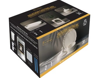 Redesign Casting Mix Kit - Product Recommended for Silicone Moulds  - Create Furniture Appliques