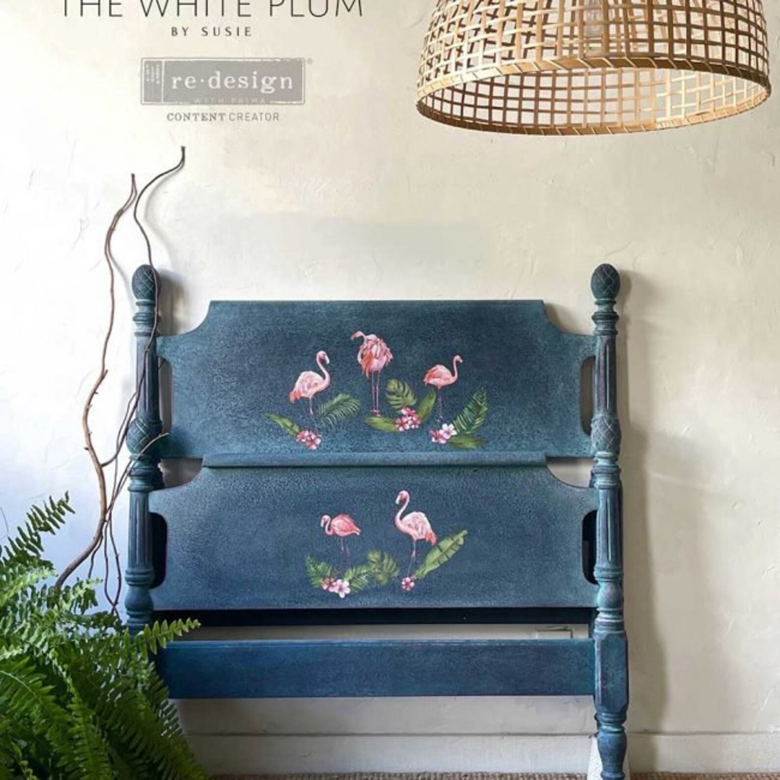 Flamingo Pink Rub on Decor Minitransfer Redesign With Etsy