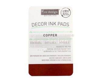 Copper Ink Pad - ReDesign with Prima - Perfect for Redesign Stamps - Stackable Ink Pad