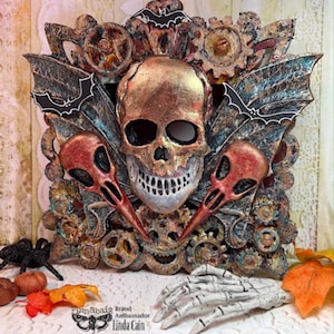 Finnabair Mould - Wings and Bones - Silicone Decor Mould - Halloween Mould - Food Safe Mold