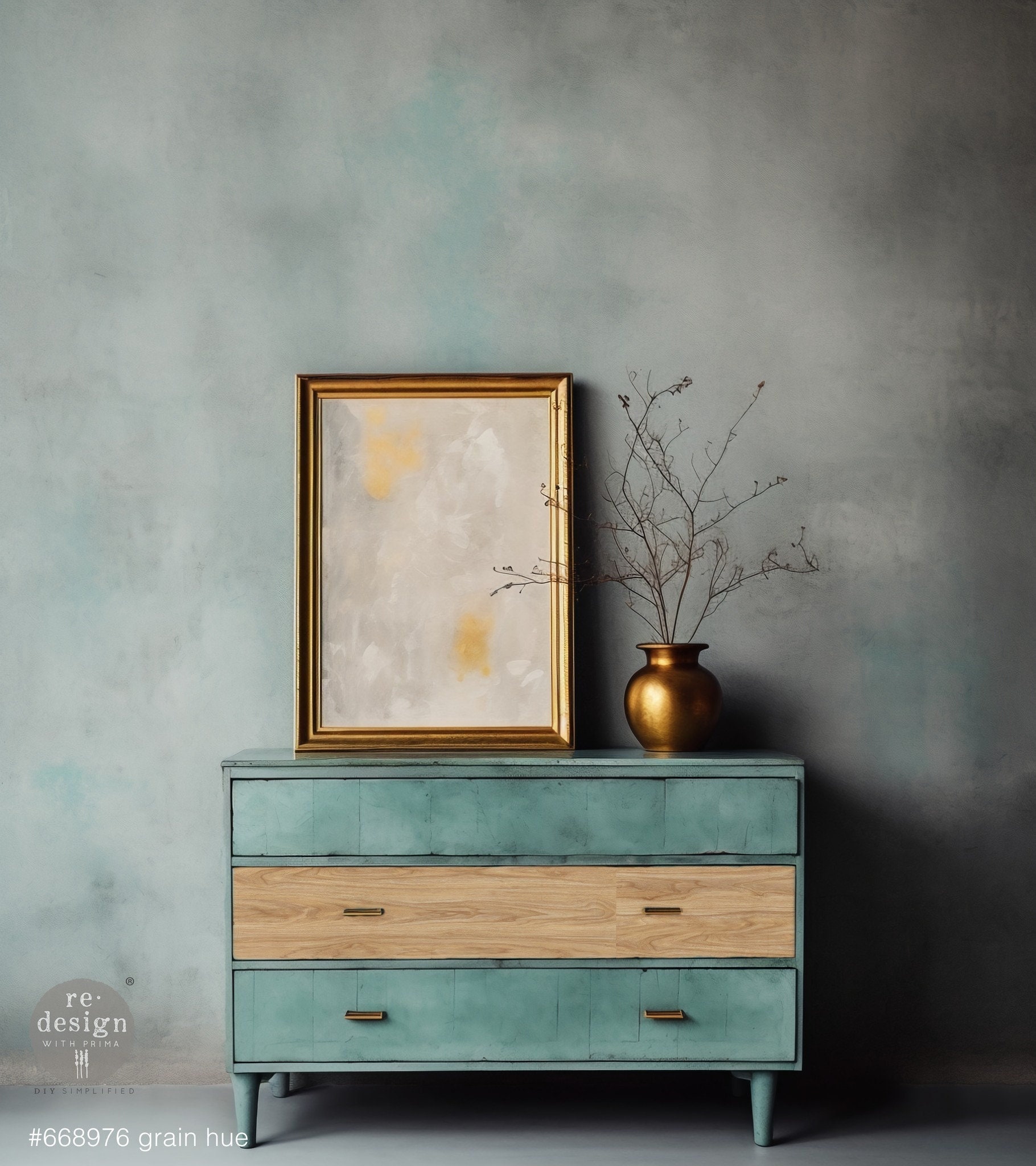 Grain Hue A1 Decoupage Fiber Paper | Redesign with Prima 23.4"x33.1" Decoupage for Furniture I Exclusive