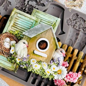 Spring Tales Silicone Mold - Prima Decor Mould - Easter DIY