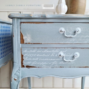 Secret Letter White Script Transfer - Redesign with Prima Mini Decal