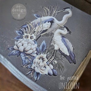 Whispers By The Marsh Furniture Transfer - Redesign with Prima Middy Bird Decal