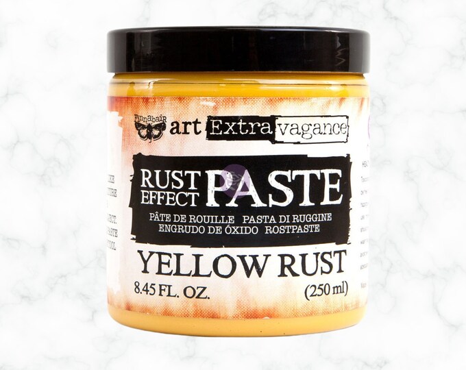 Yellow Rust Paste Finnabair Art Extravagance Rust Effect Redesign With Yellow Rust Paste Finnabair Art Extravagance Rust Effect Redesign With
