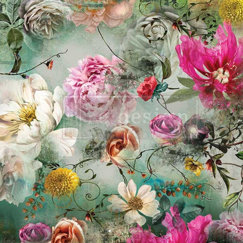 Adelina Furniture Decoupage Paper - Redesign With Prima Decor Fiber - Etsy