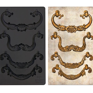 Finnabair Mould - Marseille Hardware - Memory Hardware Molds - ReDesign With Prima Decor Mould