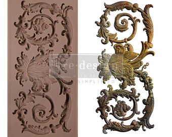 Salon Des Nobles Silicone Mold - Redesign with Prima Decor Mould 4"x8" Craft Molds