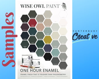 Wise Owl OHE - 2oz Sample - One Hour Enamel - Furniture and Cabinet Paint - Paint Sample