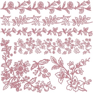 Bold Branches – Clearly Aligned Decor Stamps by Redesign with Prima 12″X12″ (7 PCS) Furniture Stamp, Stamp for Crafts