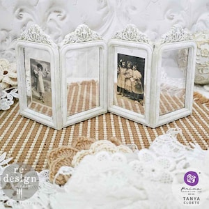 Antique Gaze Silicone Molds - Redesign with Prima Decor Mould 5"x 8"