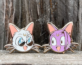 STSG Sailor Kitty Hard Enamel Pins - Luna Artemis JJK Moon Gojo Geto Suguru Satoru
