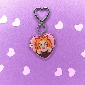Rengoku Acryl Schlüsselanhänger - Demon Slayer Anime Merch KNY
