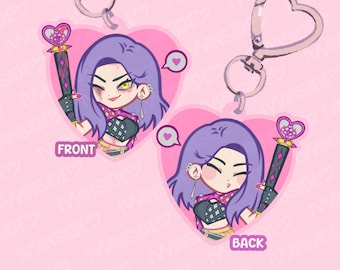 MiNA Inspired Fanart - Death by Delight Keychain | DBD Horror Charm