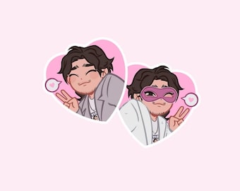 Bobby Stickers – K-Pop Demon Hunters Fan Art 2” Stickers