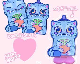 Derpy Tiger Acrylic Standee | Kpop Demon Hunters Merch | 3.5” Double-Sided Stand